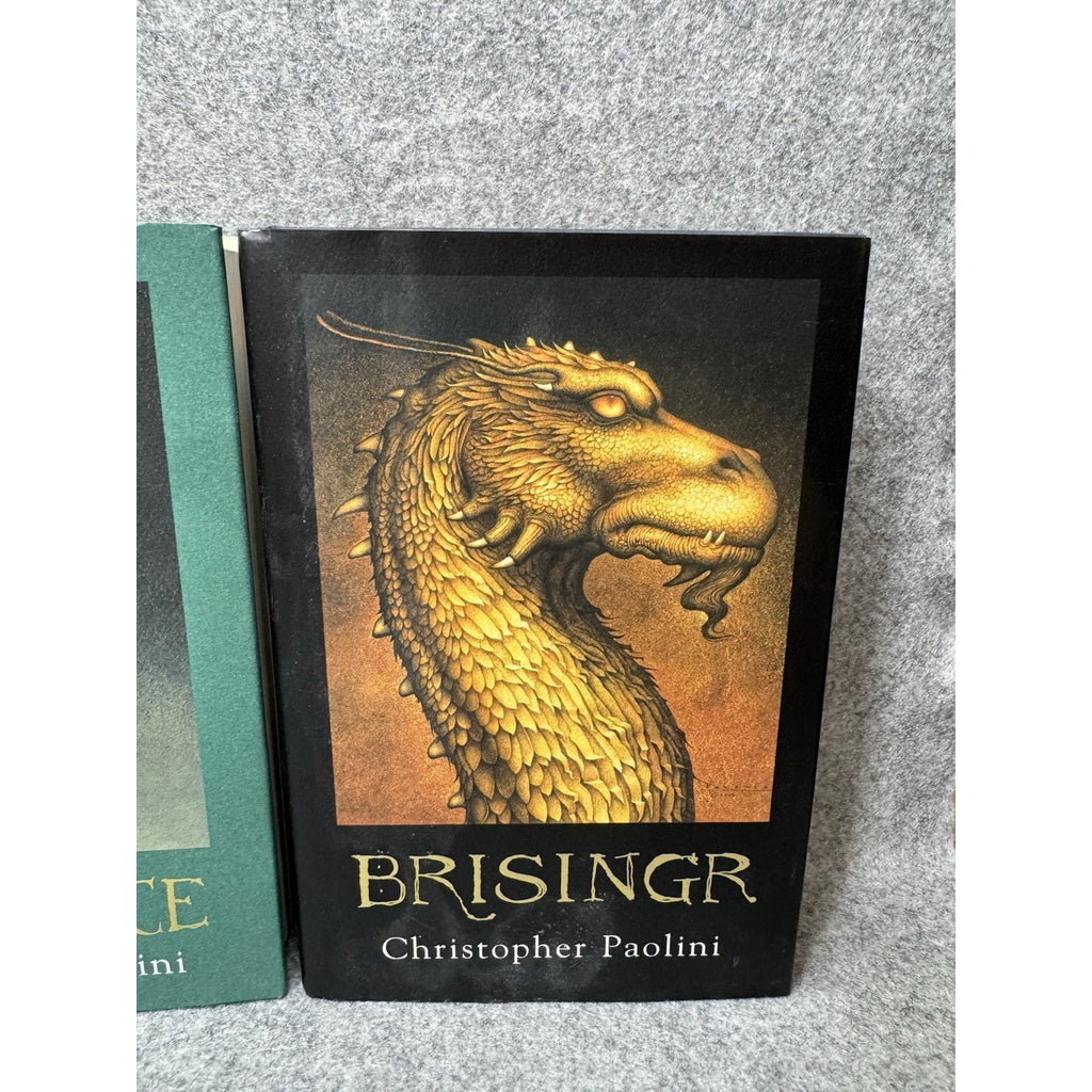 Christopher Paolini Inheritance 3 Book HC Lot Eldest Brisingr First Editions