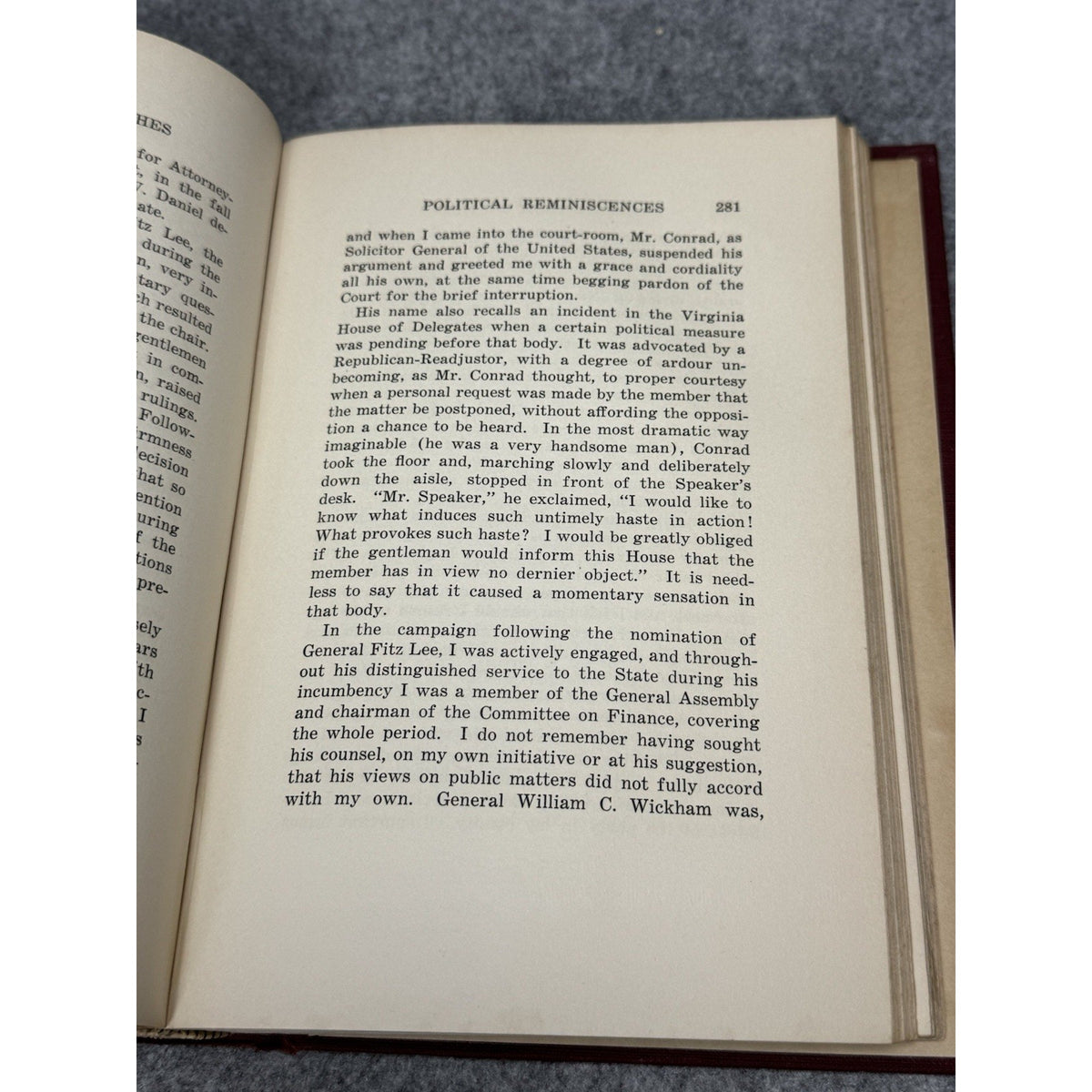 1923 First Edition Memoirs & Sketches Henry R. Pollard Virginia Civil War