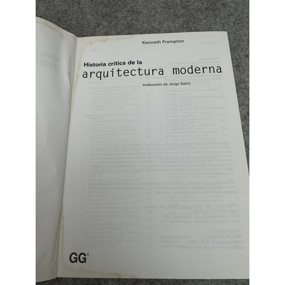 Historia Critica de la Arquitectura Moderna Frampton 2005 Spanish PB