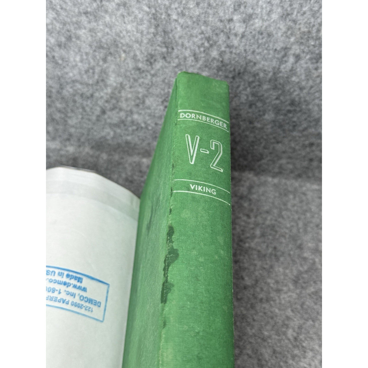 V-2 Walter Dornberger 1958 WWII German Rockets Peenemunde Hardcover Dust Jacket