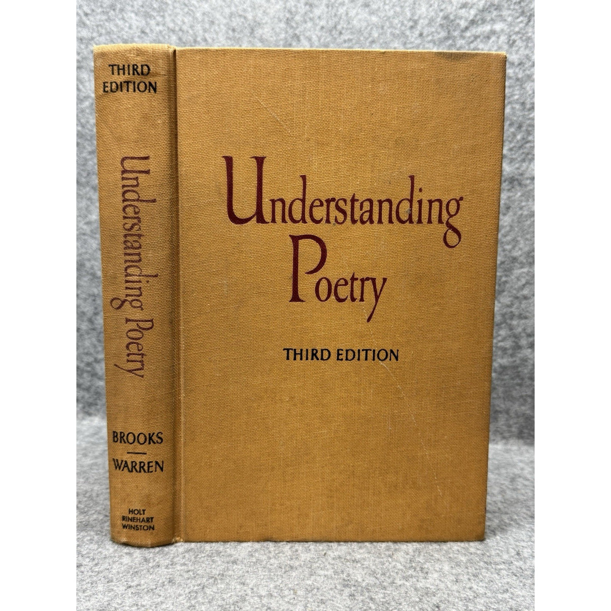 Understanding Poetry Brooks Warren 1964 Third Edition Hardcover Anthology