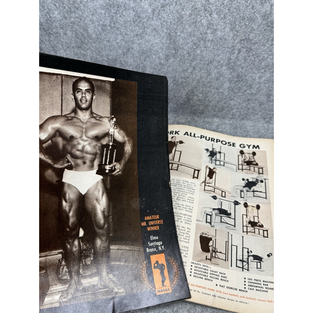 Muscular Development Jan 1966 Dennis Tinerino Reg Park Bodybuilding Magazine