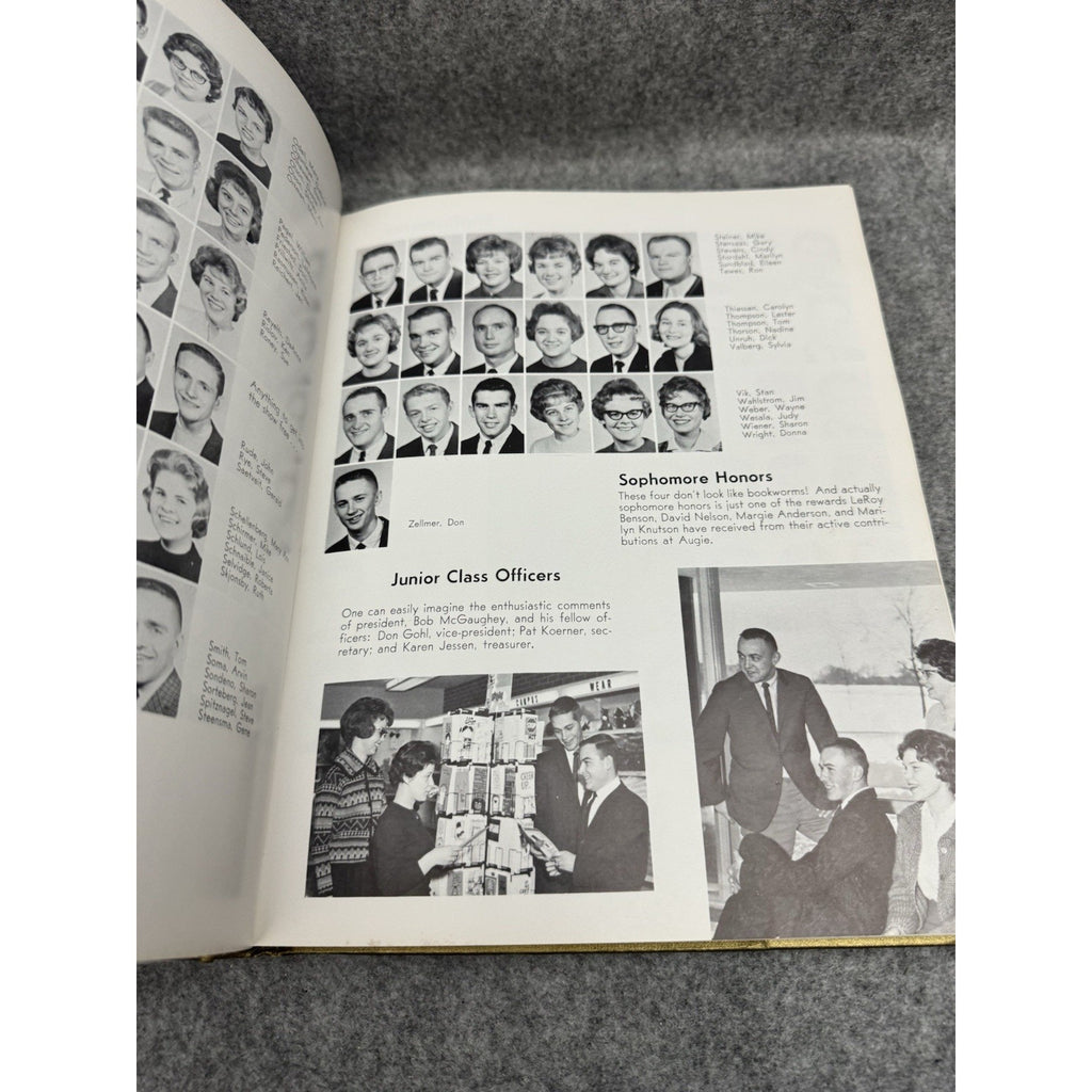 1962 Edda Augustana College Sioux Falls SD Yearbook Hardcover