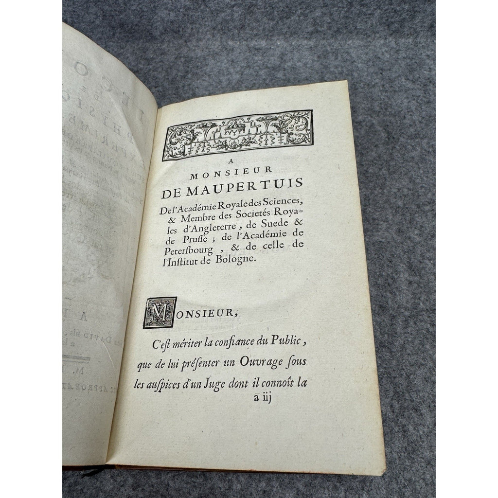 1742 Roger Cotes Experimental Physics 1st French Ed Newton 6 Plates Leather