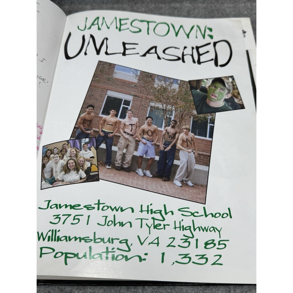 2004 Jamestown High School Virginia Yearbook Unleashed Williamsburg Vol 7