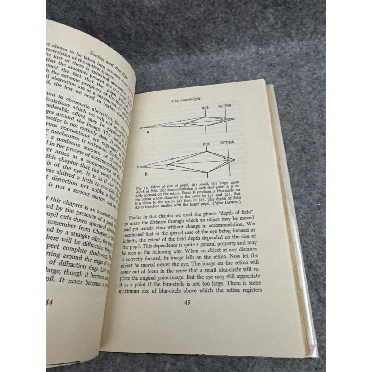 Seeing and the Eye: Introduction to Vision 1969 1st Ed HCDJ Begbie