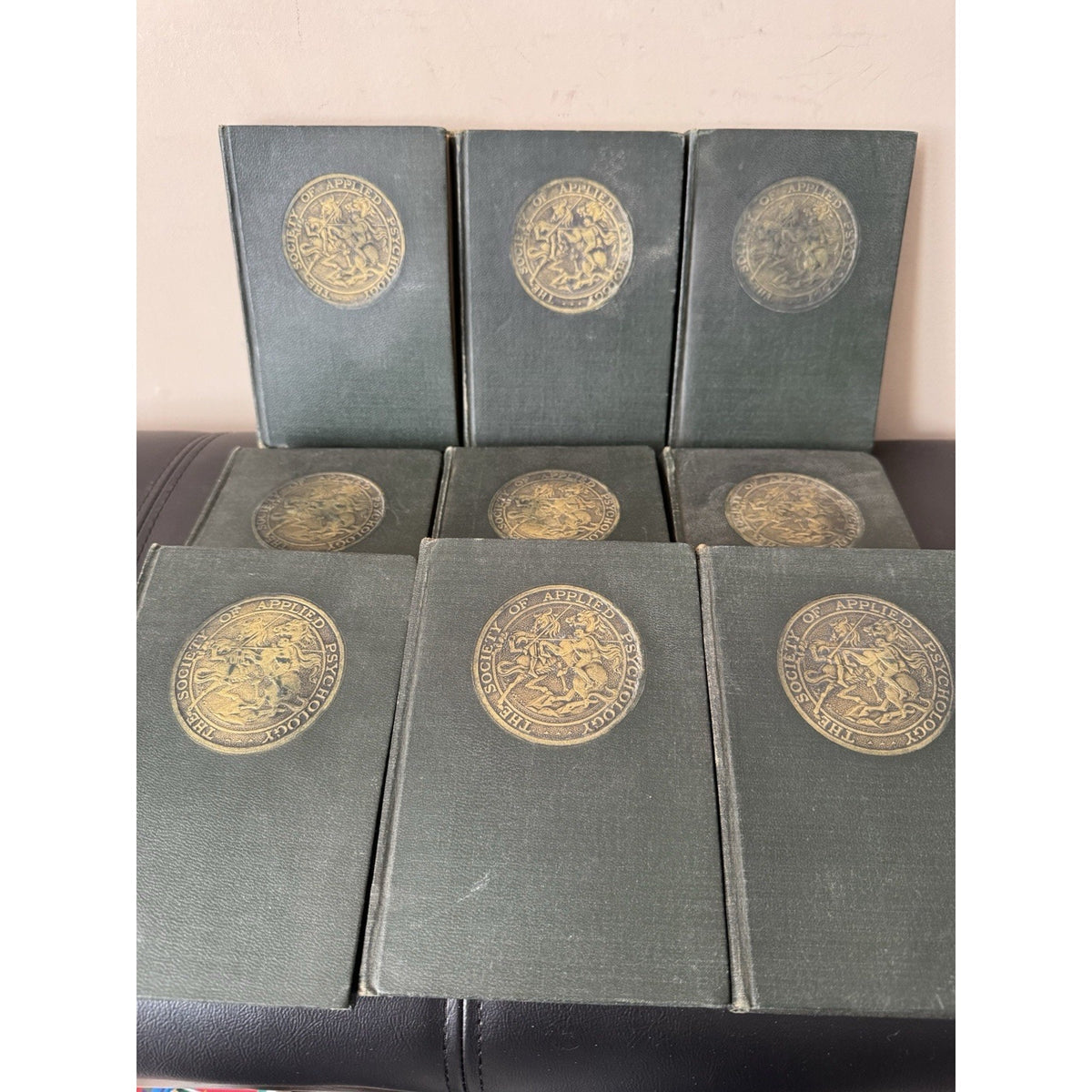 Vintage Applied Psychology 9 Vol Set Warren Hilton HC 1927 Partial