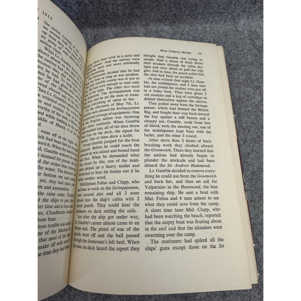 1963 The Leathernecks U.S. Marine Corps History HC DJ 1st Printing