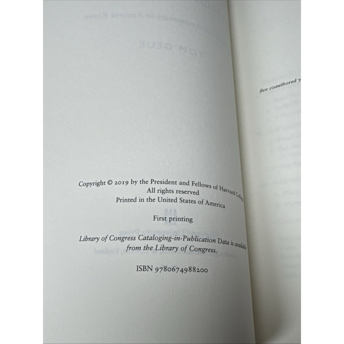Author Unknown : The Power of Anonymity in Ancient Rome by Tom Geue (2019,...