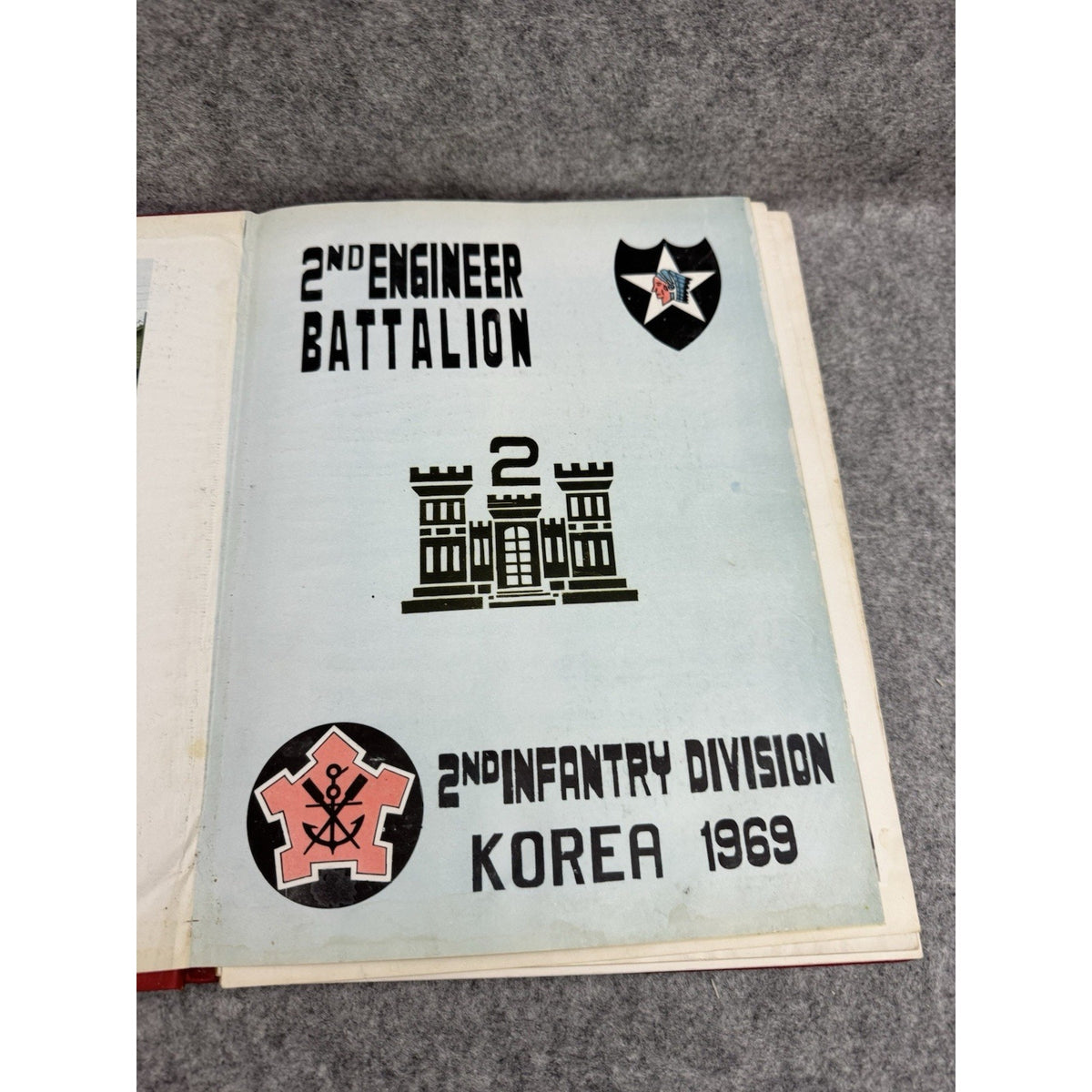 1969 2nd Engineer Battalion Korea Yearbook 2nd Infantry Division Camp Peterson
