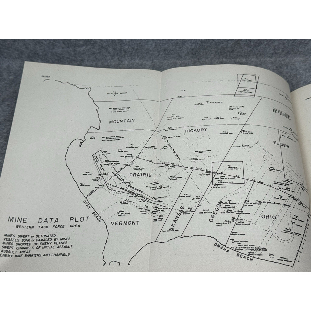 WWII Secret D-Day Intelligence Bulletin No 19 Operation Overlord US Fleet