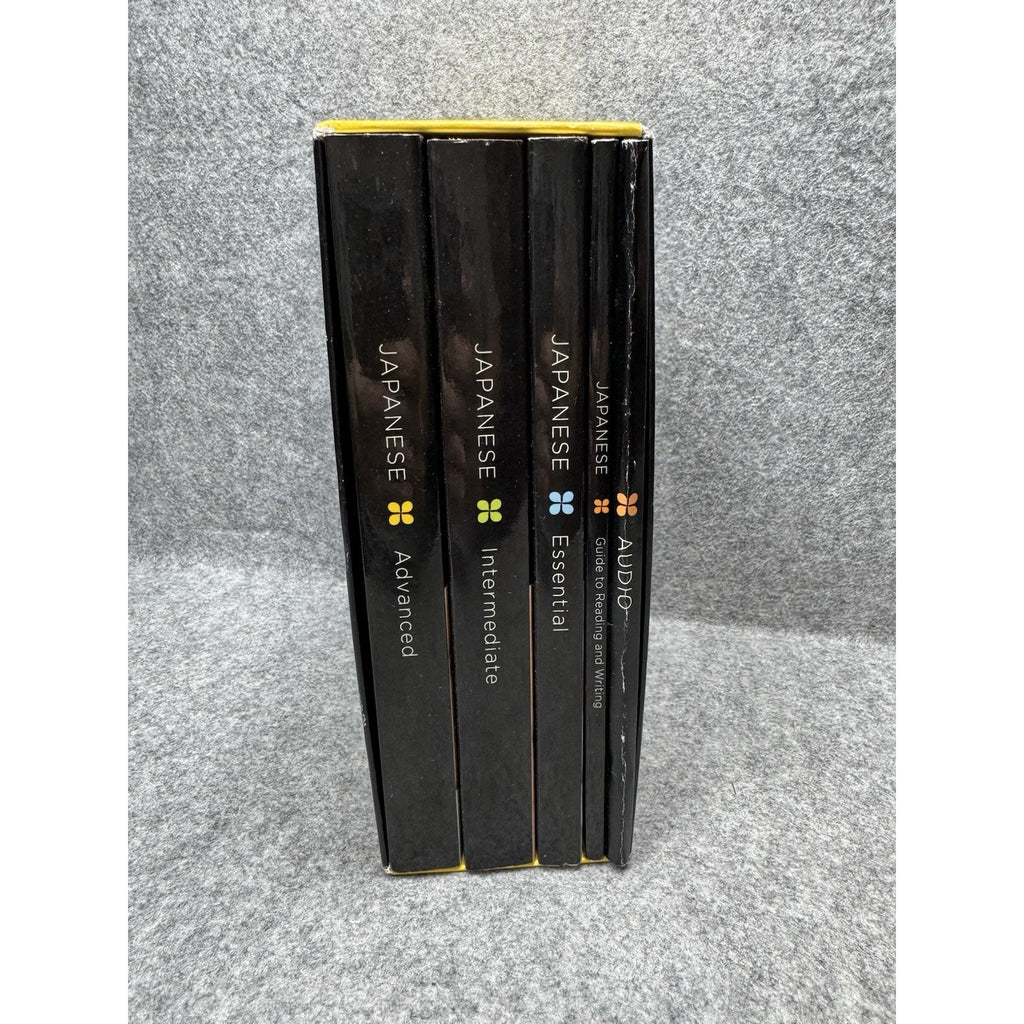 Living Language Japanese Complete Edition 4 Books 9 CDs Beginner Advanced