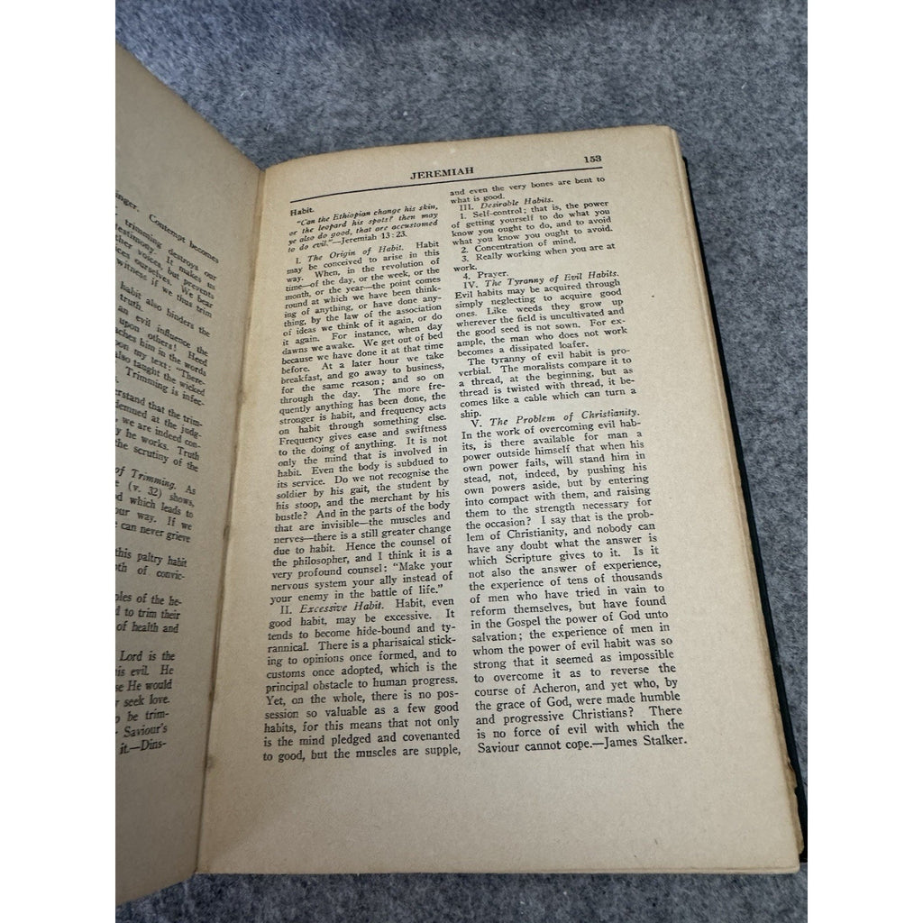 1923 Cyclopedia of Sermon Outlines Vol II Aquilla Webb Hardcover