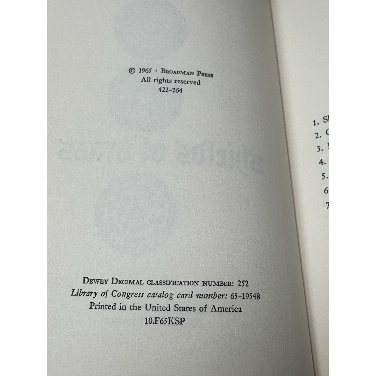 Shields of Brass C. Roy Angell 1965 Second Printing Christian Sermons Broadman