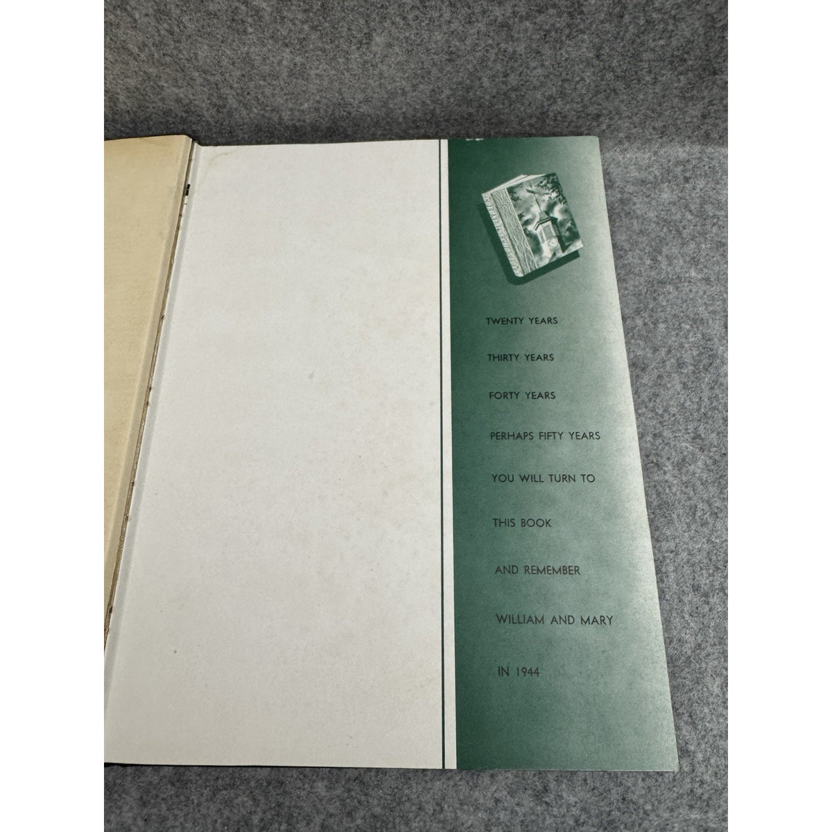 1944 Colonial Echo William & Mary Yearbook Williamsburg VA WWII Era HC