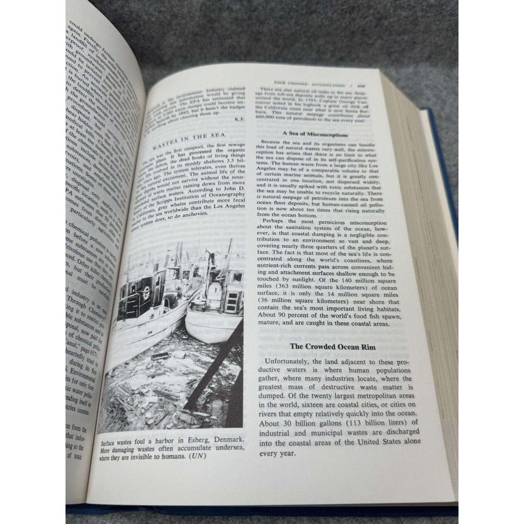 The Cousteau Almanac Jacques-Yves Cousteau 1981 Hardcover Ocean Ecology