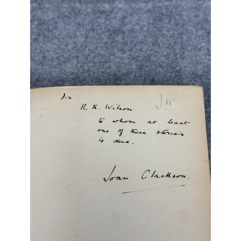 Back Casts and Backchat Joan Clarkson Signed Inscribed 1936 First Impression