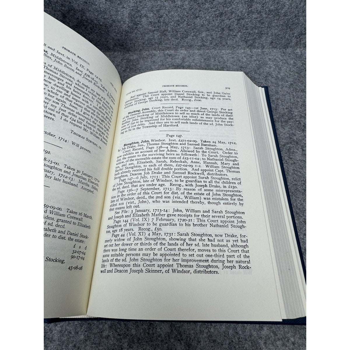 Early Connecticut Probate Records Vols II & III Manwaring 1995 Genealogy HC