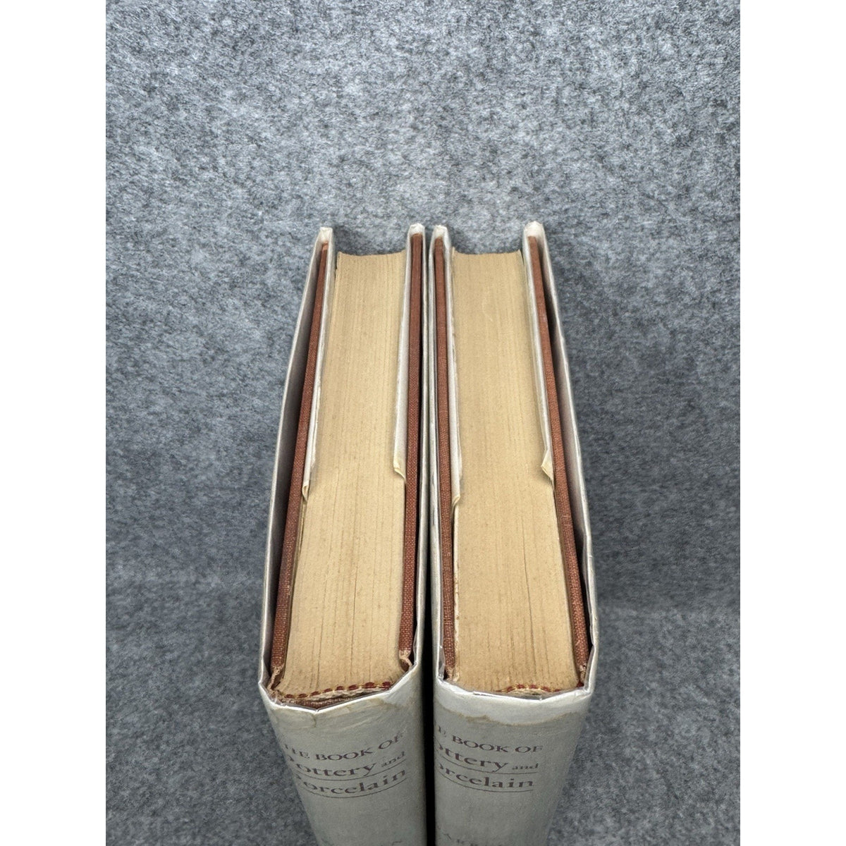 1944 The Book of Pottery and Porcelain Warren E Cox 2 Volumes HC Dust Jackets
