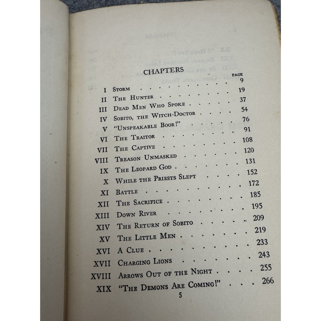 1935 Tarzan and the Leopard Men Edgar Rice Burroughs Hardcover Tarzana CA
