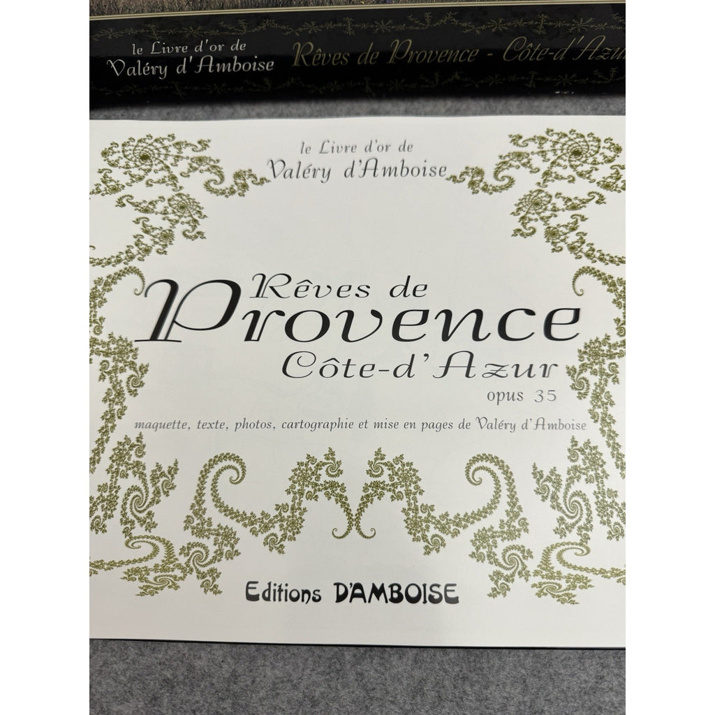Valéry d’Amboise Rêves de Provence Côte d’Azur HC Slipcase French