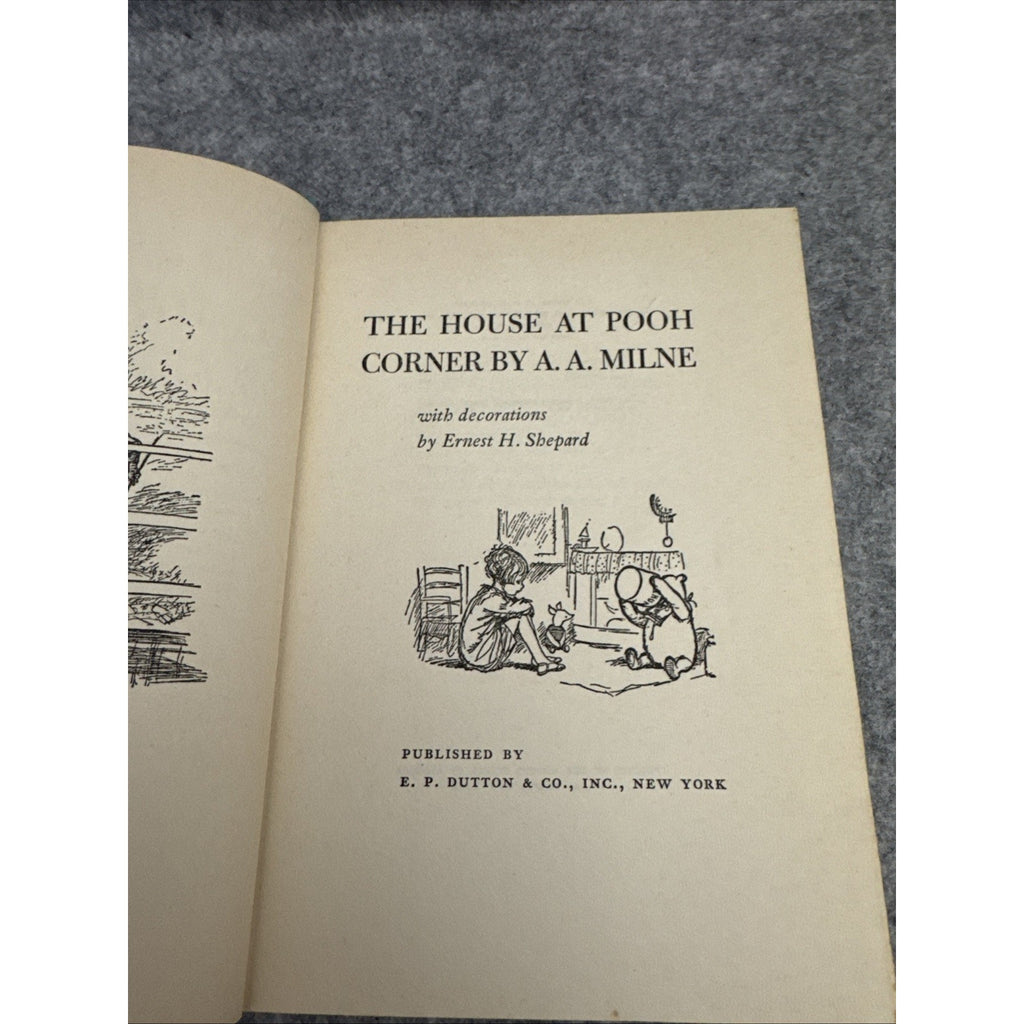 The House At Pooh Corner, A.A.Milne, 1950 ,Hardcover Book