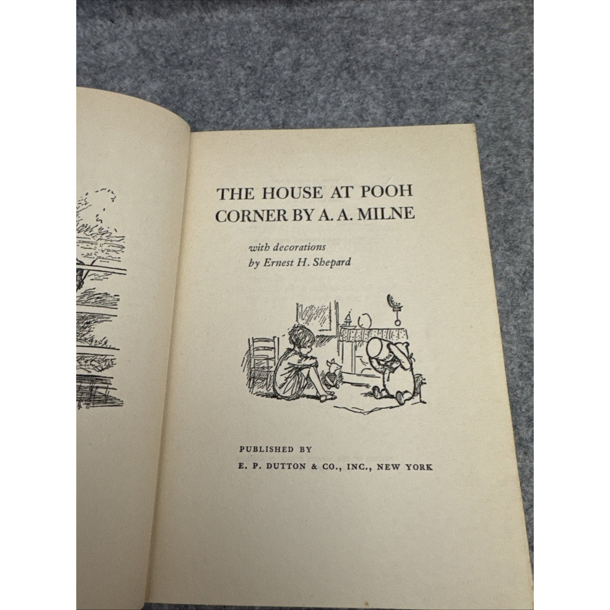 The House At Pooh Corner, A.A.Milne, 1950 ,Hardcover Book