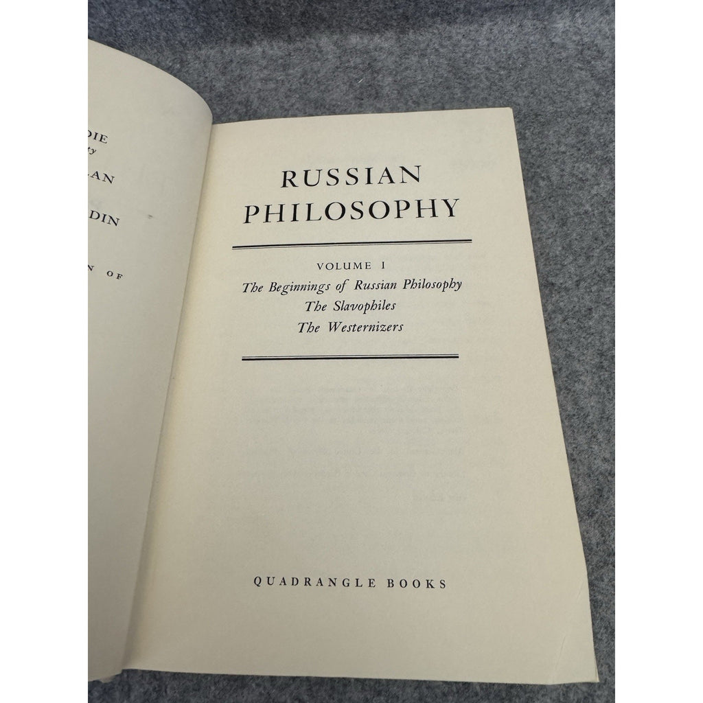 Russian Philosophy 3 Vol Set 1965 Edie Scanlan Zeldin Kline HC