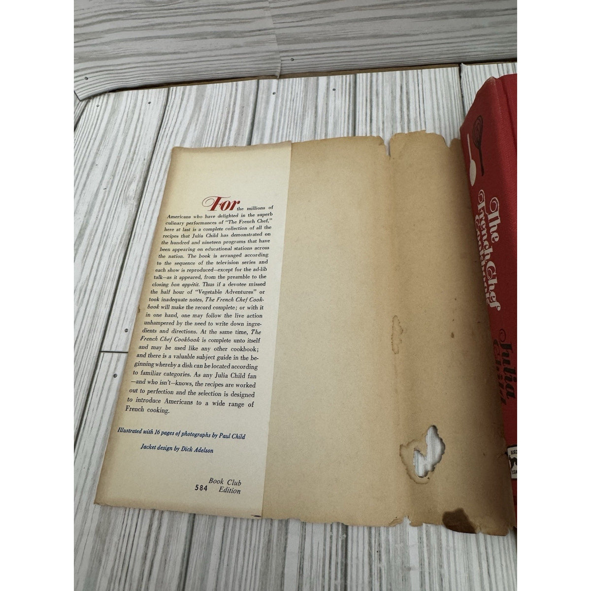 The French Chef Cookbook Julia Child HC 1960s Knopf BCE w/DJ