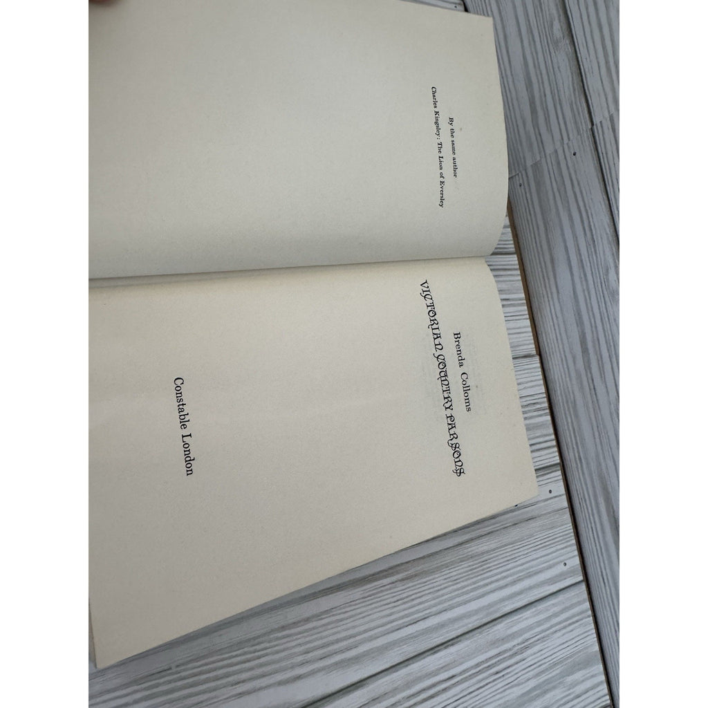 Victorian Country Parson, Brenda Colloms, Book Club Associates, 1