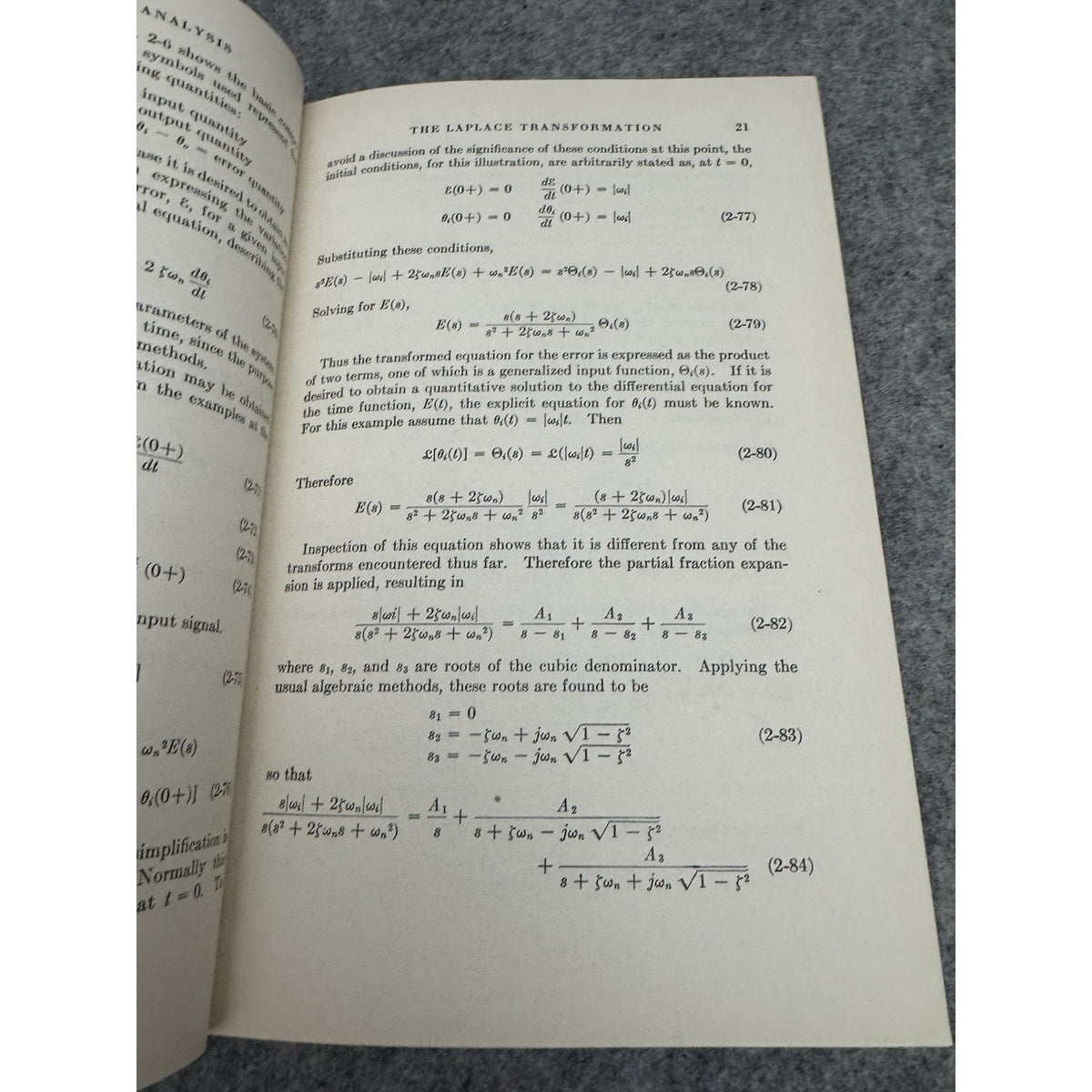 Servomechanism Analysis Thaler Brown 1953 McGraw-Hill Control Engineering