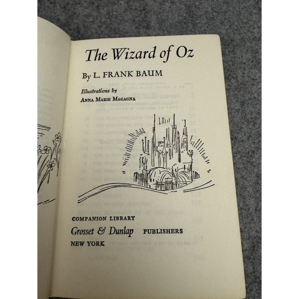 1963 Jungle Book & Wizard of Oz Companion Library HC Kipling Baum
