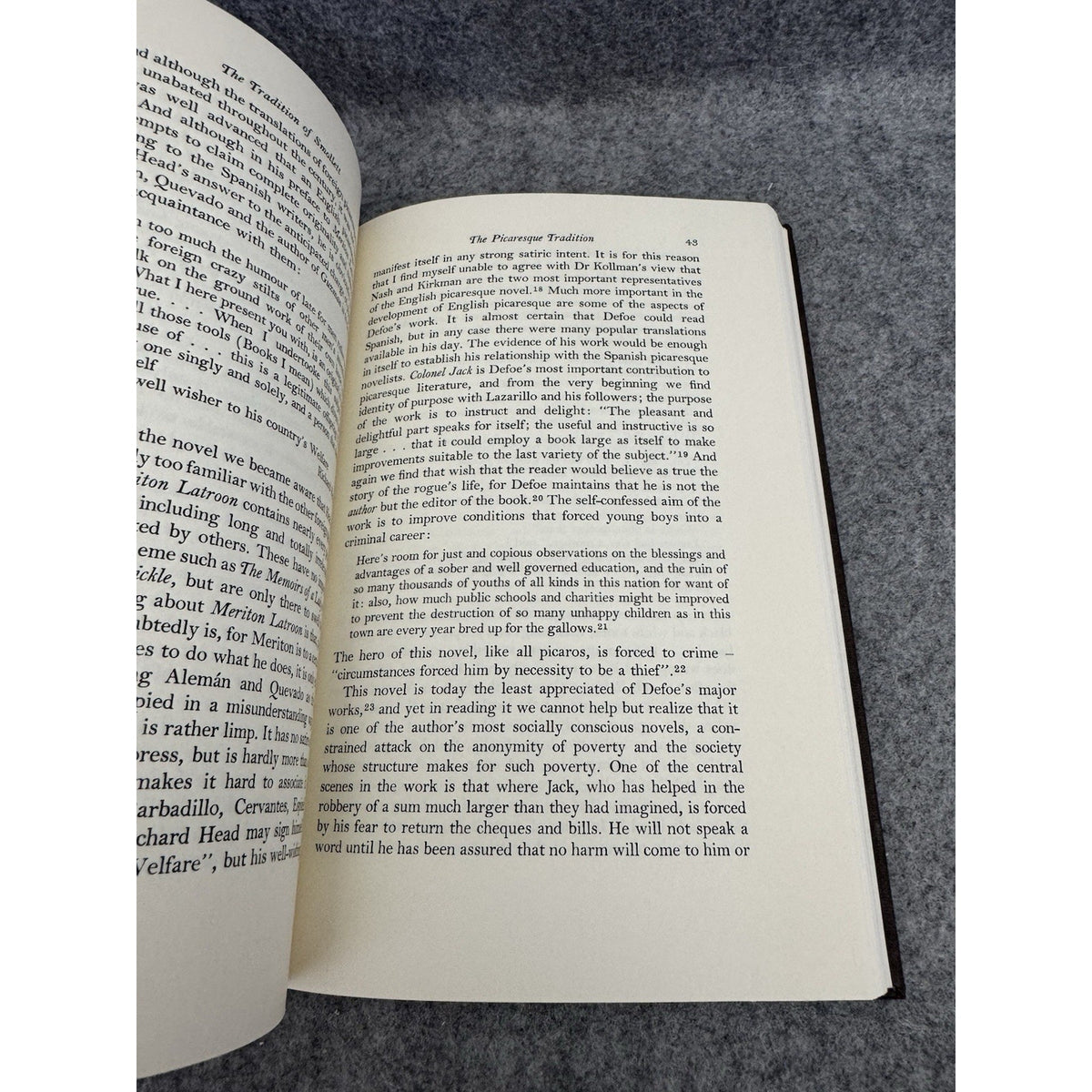 The Tradition of Smollett Robert Giddings 1967 First Edition HC