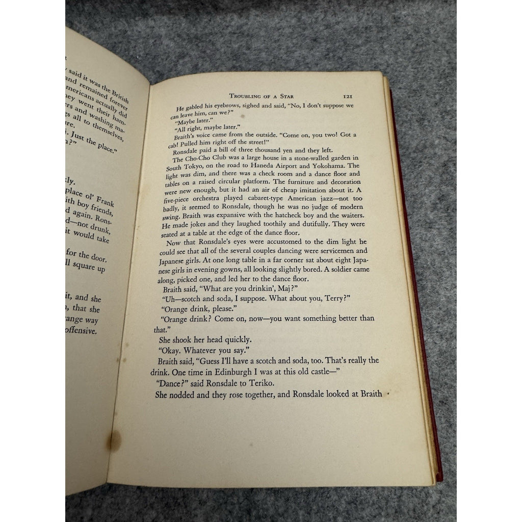1952 Troubling of a Star Walt Sheldon First Edition Hardcover Novel