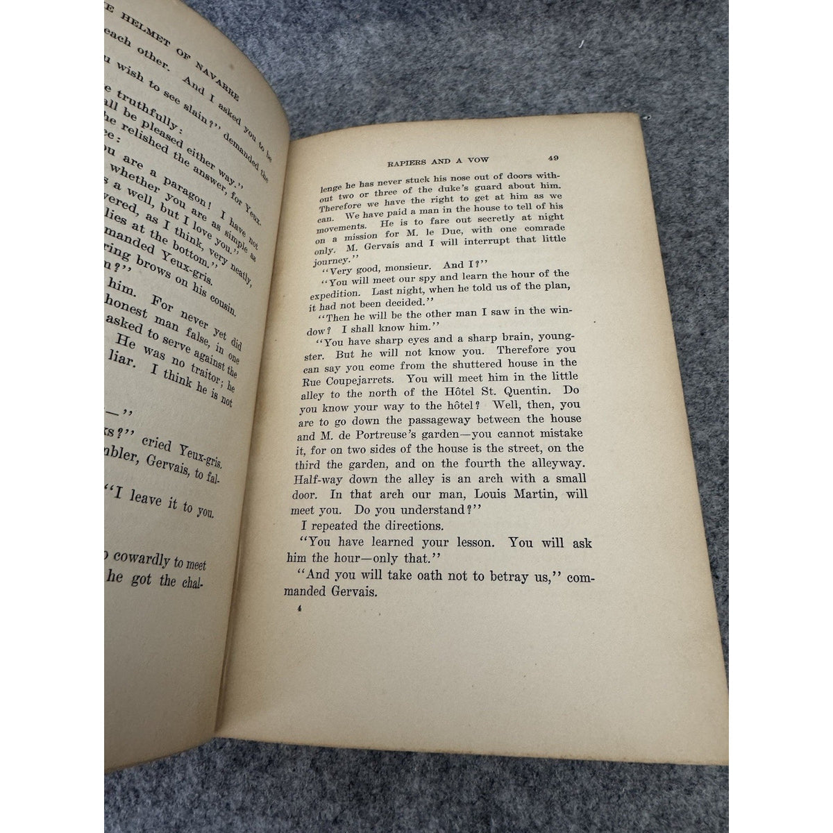 The Helmet of Navarre Bertha Runkle 1901 Illustrated Antique Hardcover