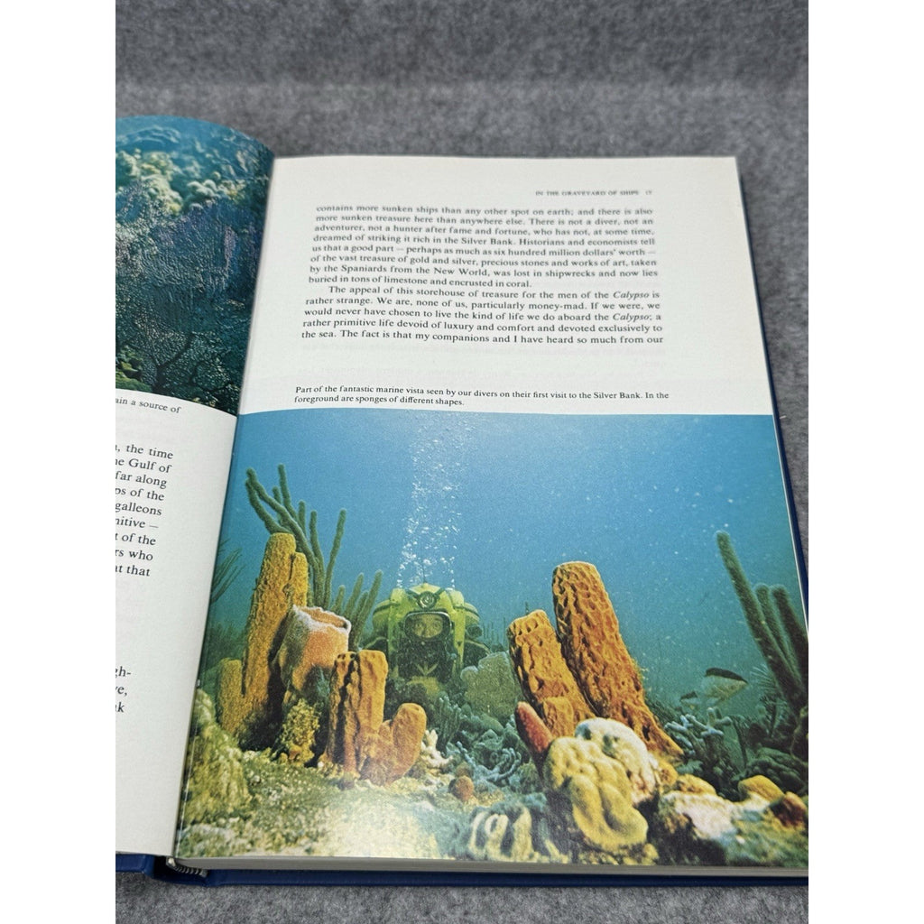 Diving for Sunken Treasure 1971 First Edition Jacques-Yves Cousteau Shipwrecks