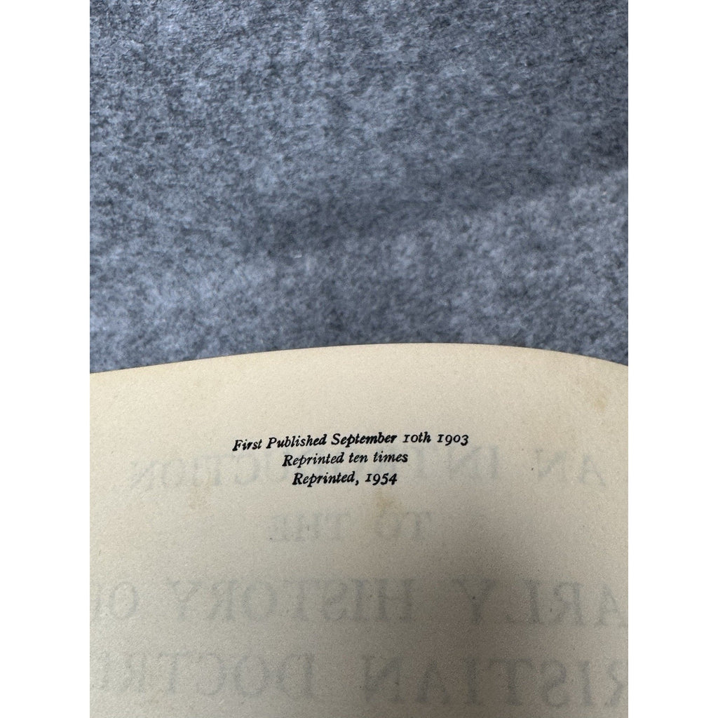 Early History of Christian Doctrine Bethune-Baker 1954 Chalcedon Hardcover