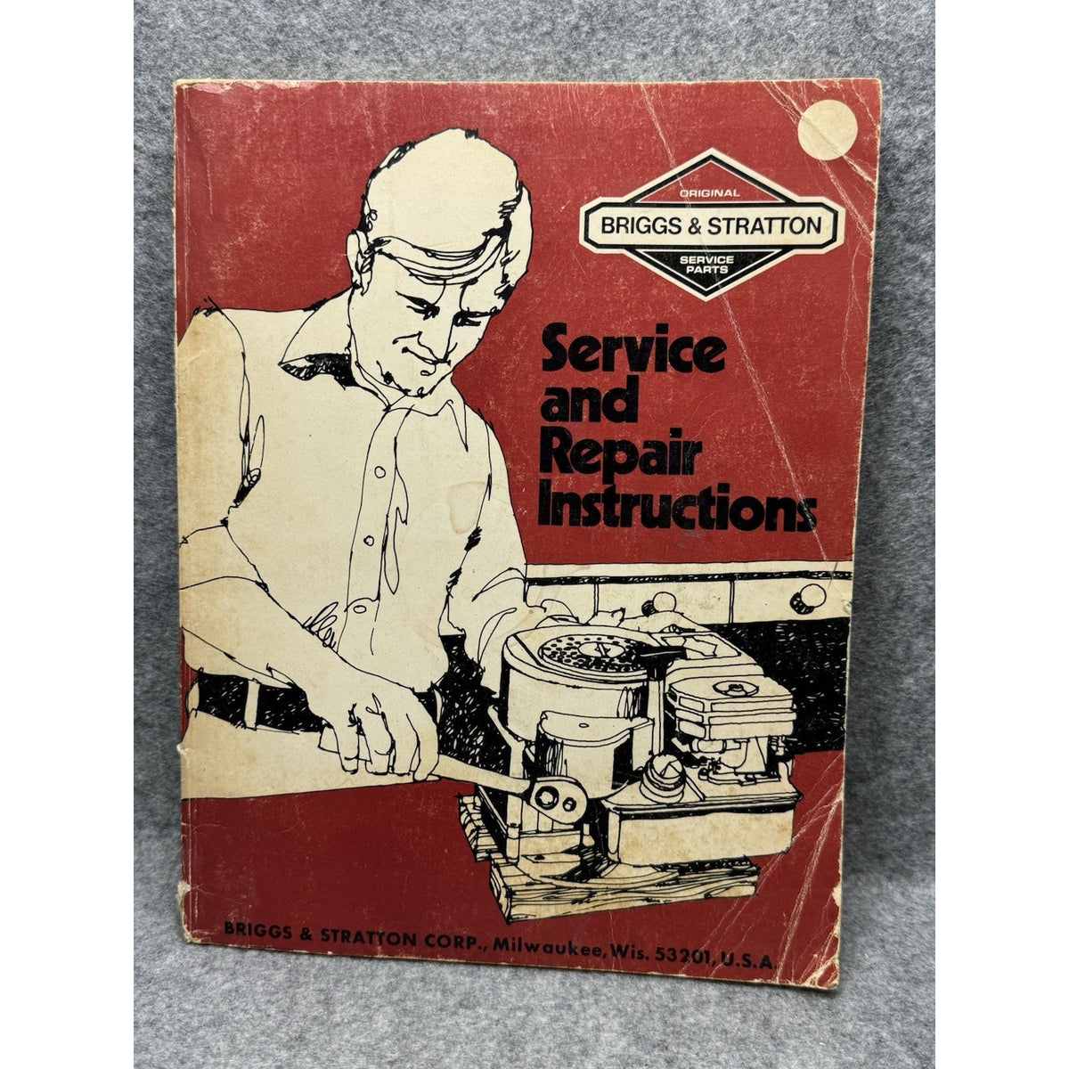 Vintage Briggs & Stratton Service Repair Manual 270962 Small Engine L-Head