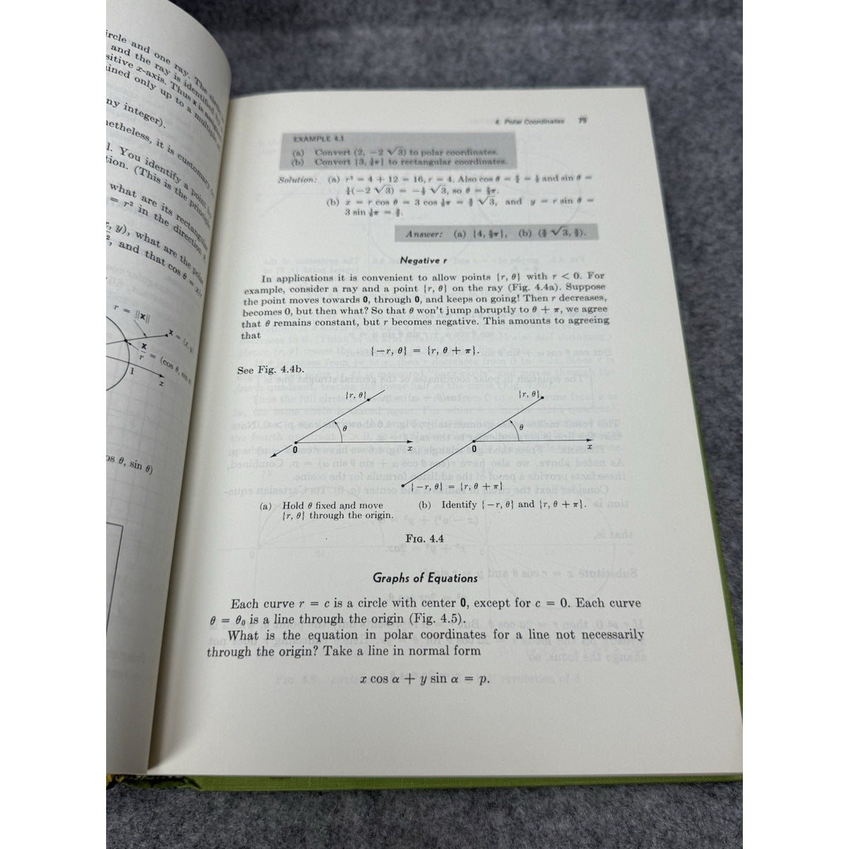 1973 First Course in Calculus Analytic Geometry Flanders Korfhage Price HC