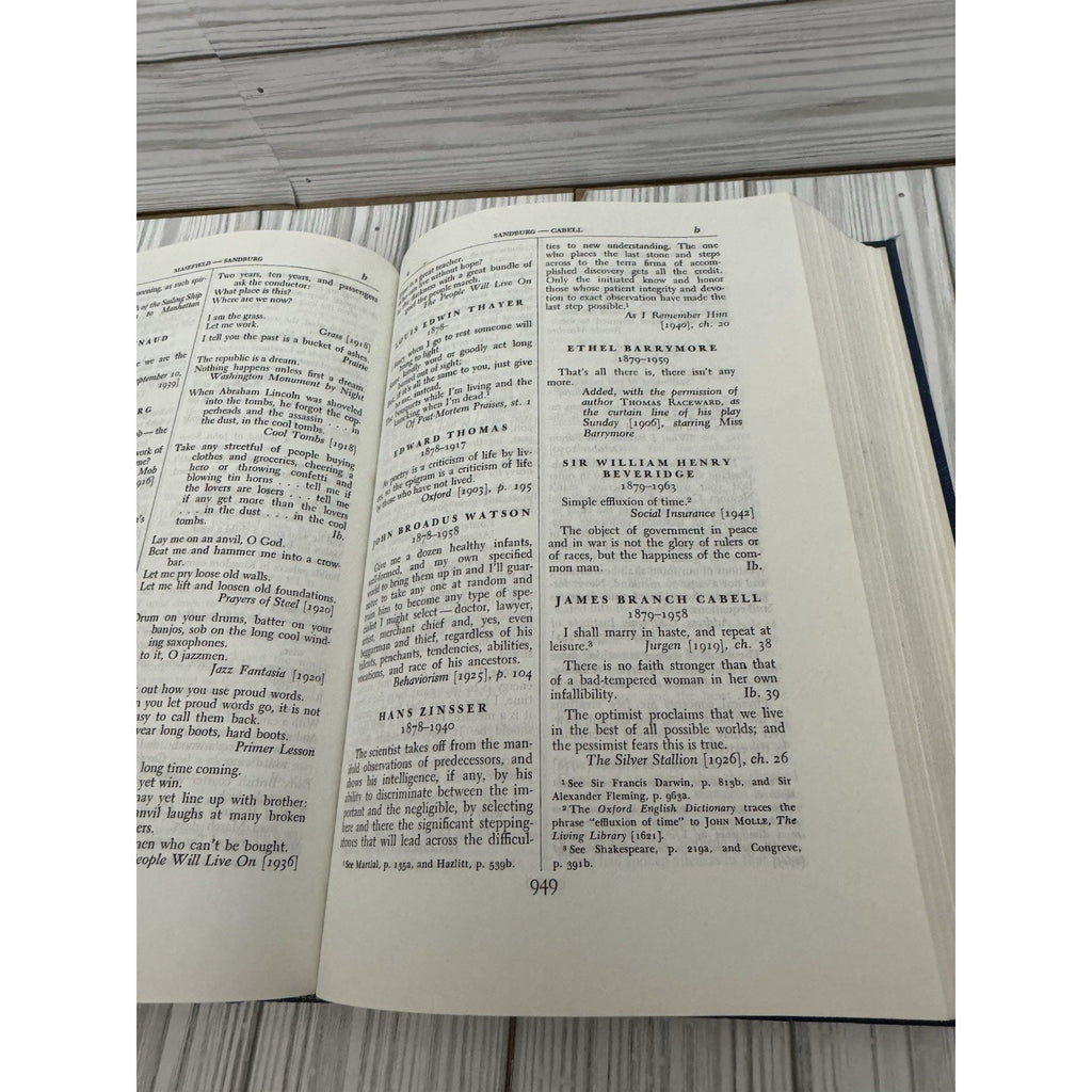 Bartlett’s Familiar Quotations 14th Edition 1968 HC Little Brown John Bartlett
