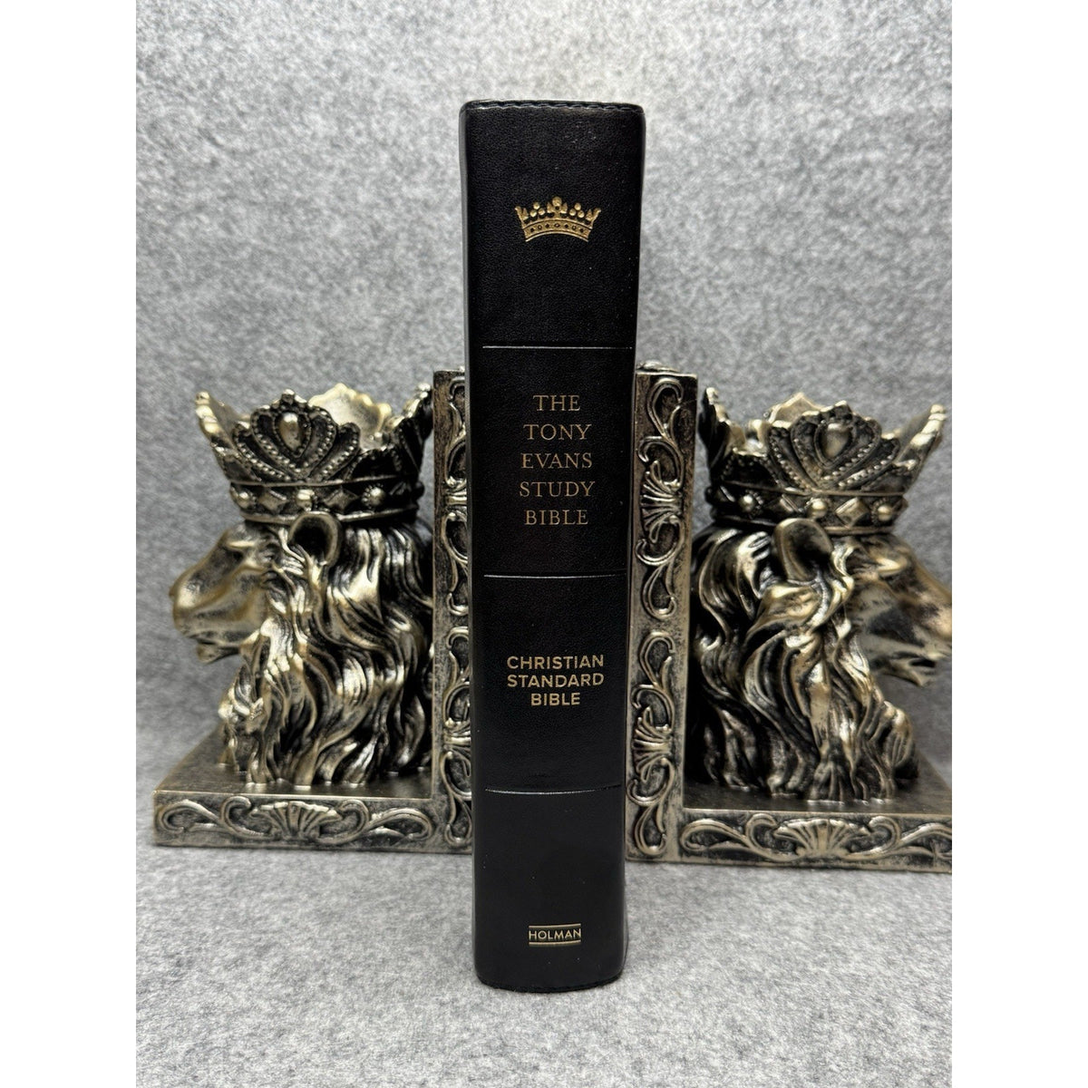 CSB Tony Evans Study Bible Purple LeatherTouch Holman Black Letter