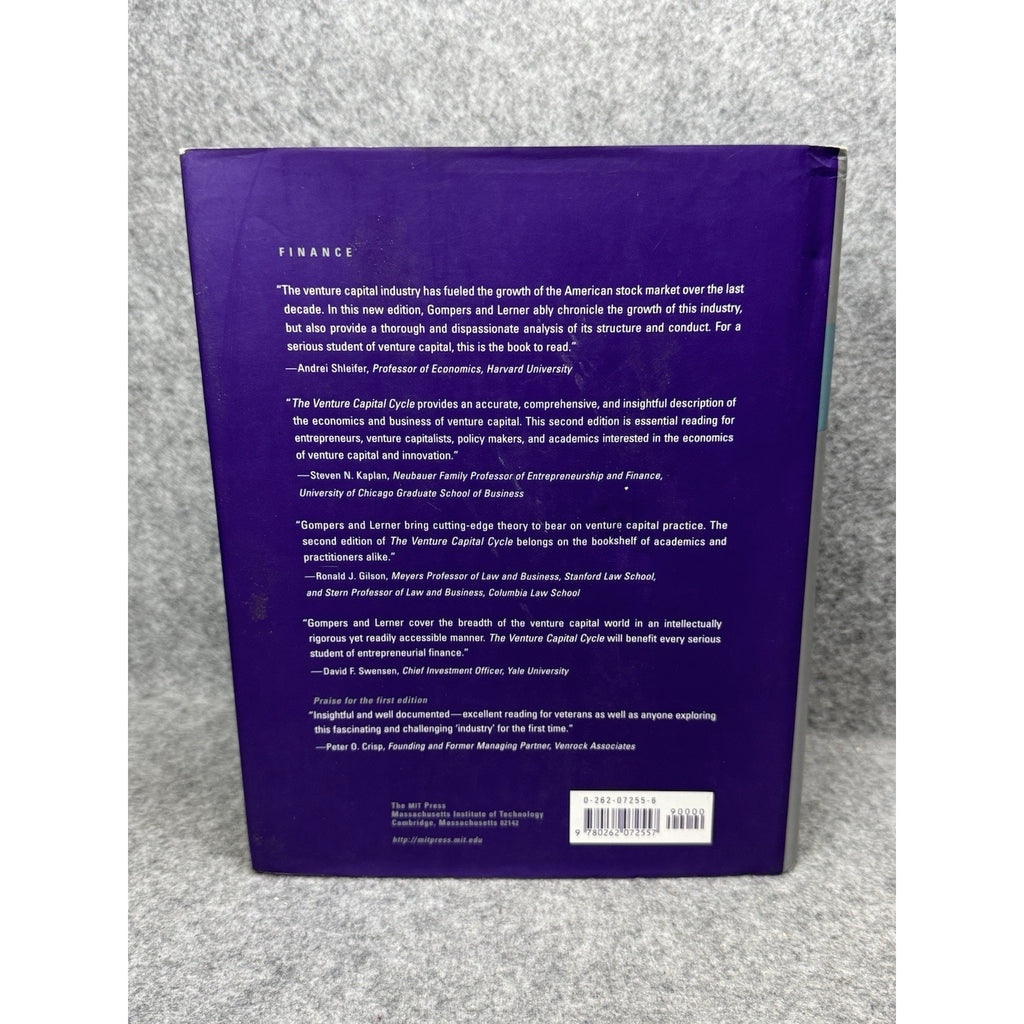 The Venture Capital Cycle Gompers Lerner 2004 2nd Ed MIT Press Hardcover