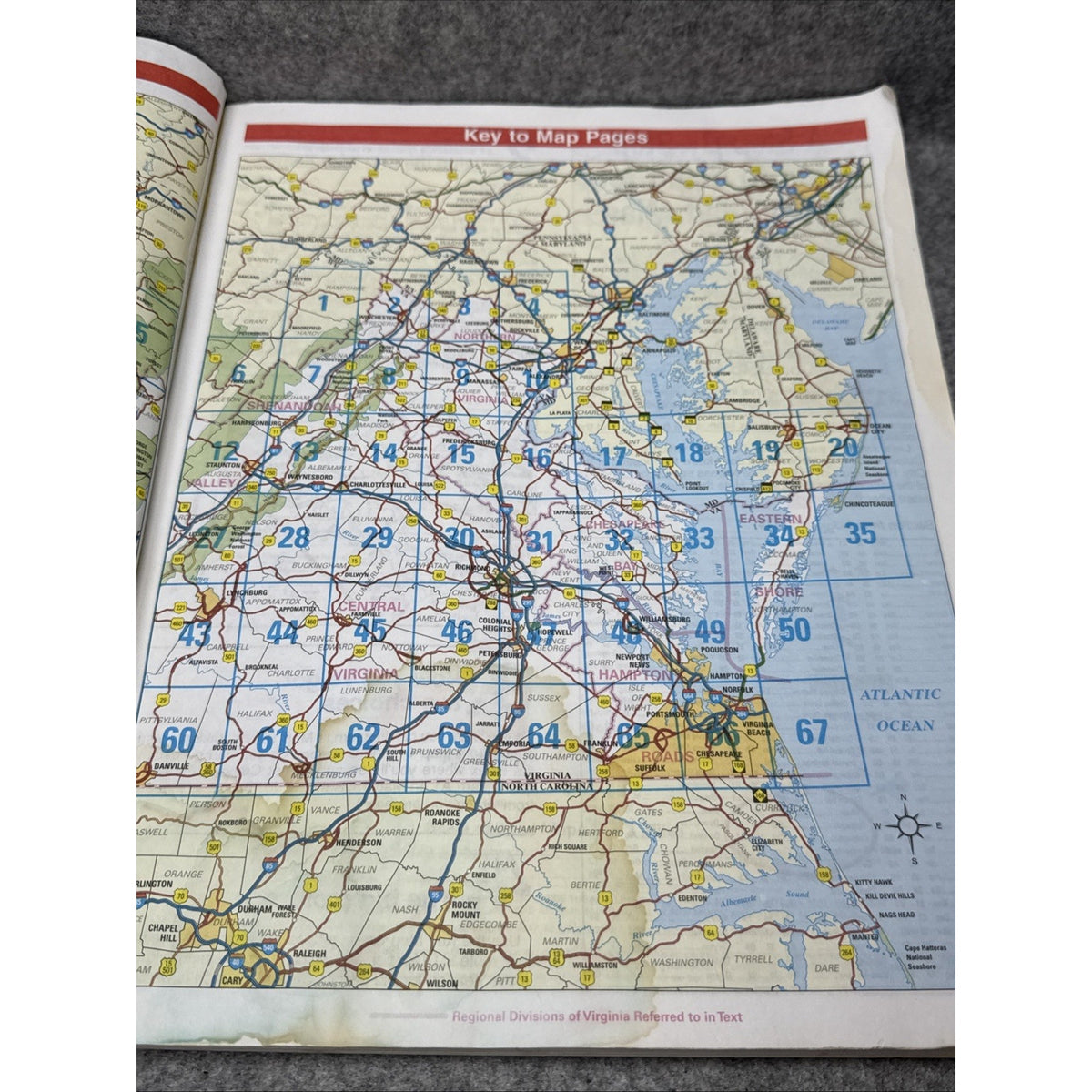 Virginia State Road Atlas by American Map (2008, Book, Other)