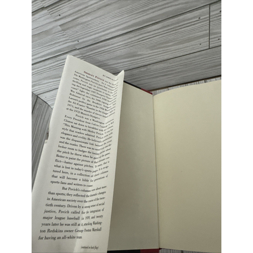 All Those Mornings... At the Post by Shirley Povich (2005, Hardcover) 1st Ed./DJ