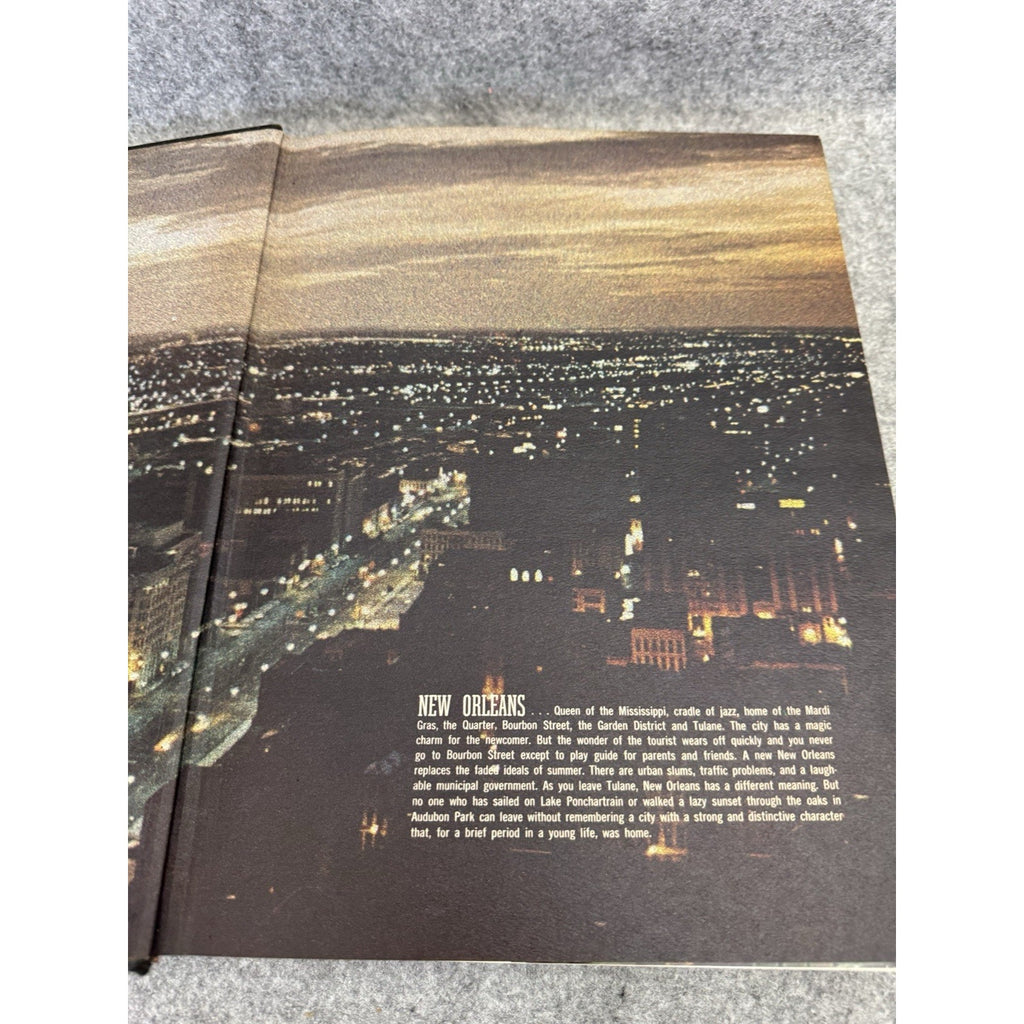 1968 Tulane University Jambalaya Yearbook New Orleans Hardcover Annual