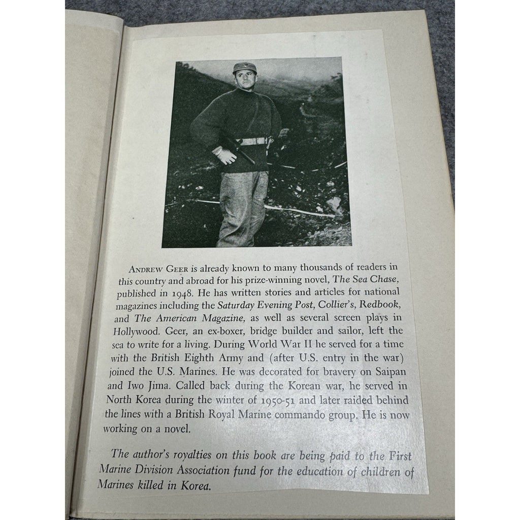 The New Breed Andrew Geer 1st Ed U.S. Marines Korean War Hardcover
