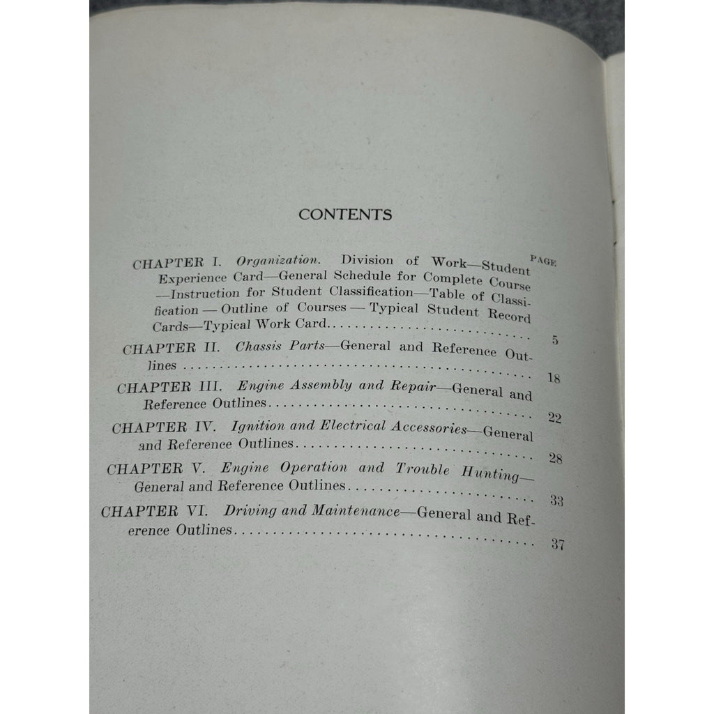Rare 1919 WWI-Era U.S. War Dept Automobile Mechanics Driving Manual Roesch