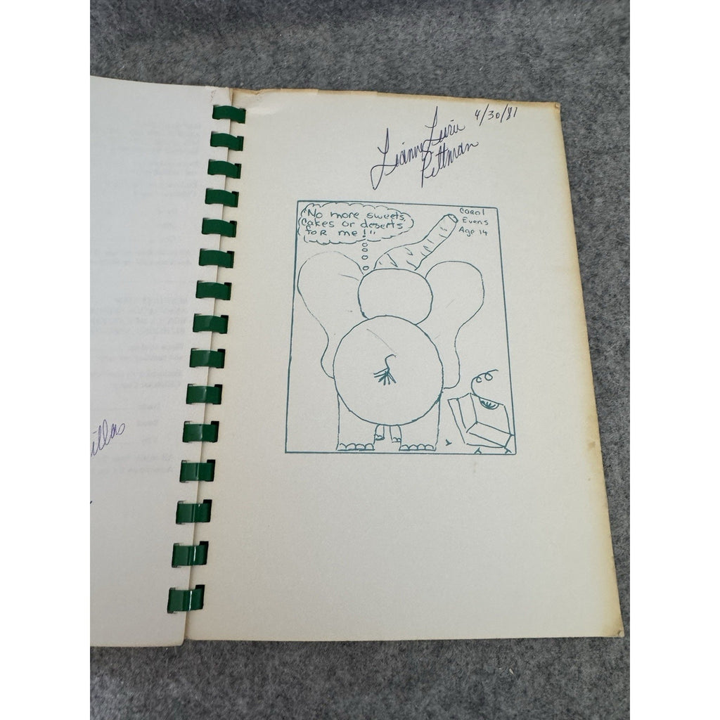 Elephant Stew & Other Delectable Delicacies 1980 Virginia Comb Bound Cookbook