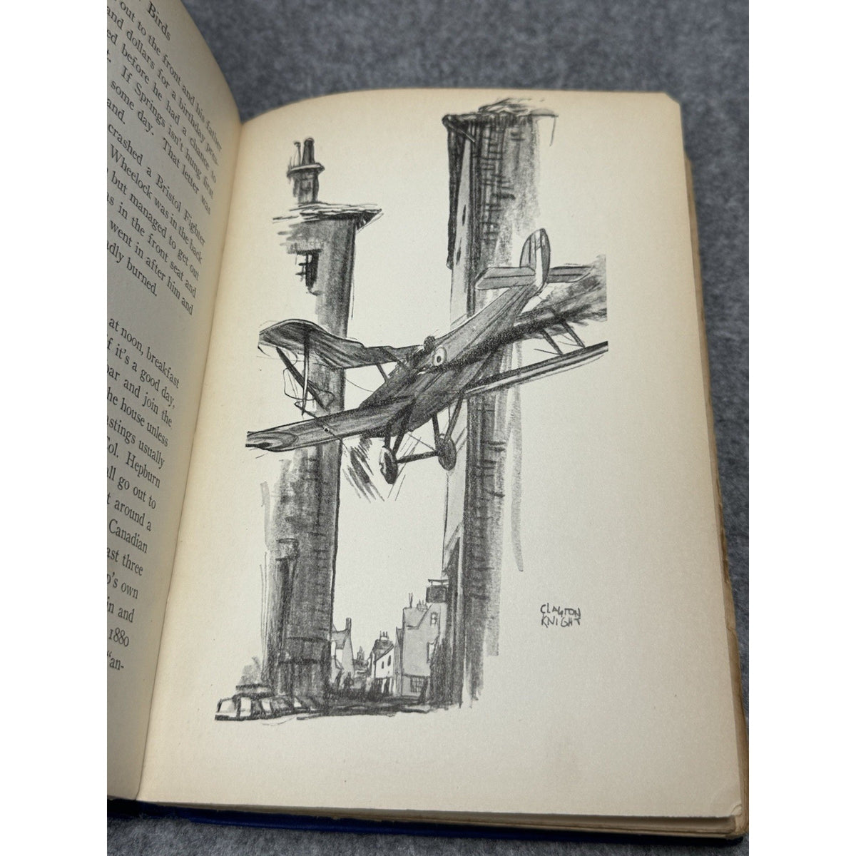 1926 War Birds Diary Unknown Aviator WWI Fighter Pilot Clayton Knight HC