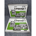 1987 Distar Language 1 Presentation Books C & D SRA Engelmann Spiral Set